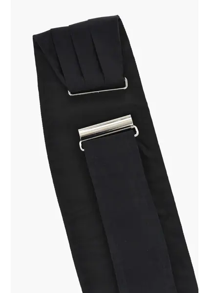 Curele CORNELIANI Pleated Satin Cummerbund Black Barbati (BM 19762988) 3