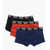 Diesel 3-Pack Boxer Set Umbx-Shawn With Branded Waistband Multicolor