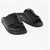 Maison Margiela Mm22 Rubber Slides With Lace-Up Design Black