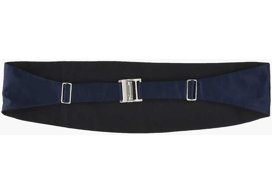 Curele CORNELIANI Pleated Satin Cummerbund Blue Barbati (BM 19763030) 2