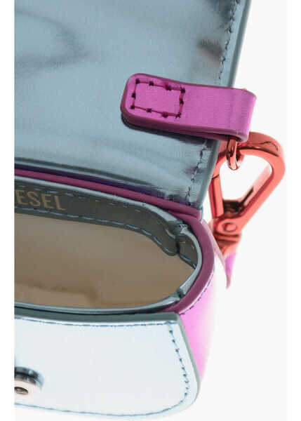 Portofele Diesel Mini Bag-Shaped Metallic Faux Leather Wallet Multicolor Femei (BM 19763036) 4