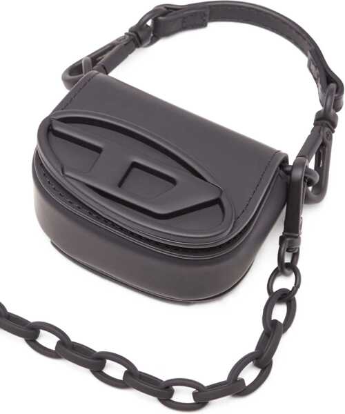 Portofele Diesel Leather Coin Purse With Chain Brown Femei (BM 19763048) 4