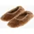 Dries Van Noten Shearling Ballet Flats With Leather Sole Brown