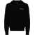 Palm Angels Cotton Hooded Sweater Classic Logo Black