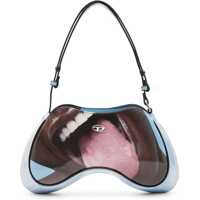 Genti de umar Printed Vegan Leather Shoulder Bag Femei