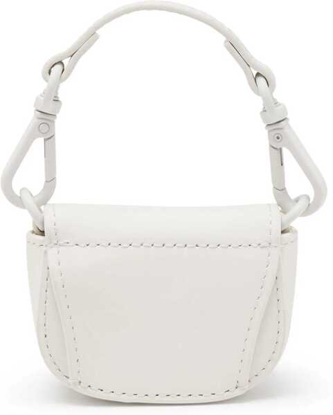 Portofele Diesel Leather Coin Purse With Chain White Femei (BM 19763069) 2