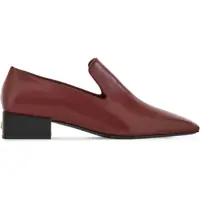 Mocasini Salvatore Ferragamo Leather Loafers Carmelita With Square Toe 4 Cm Heel