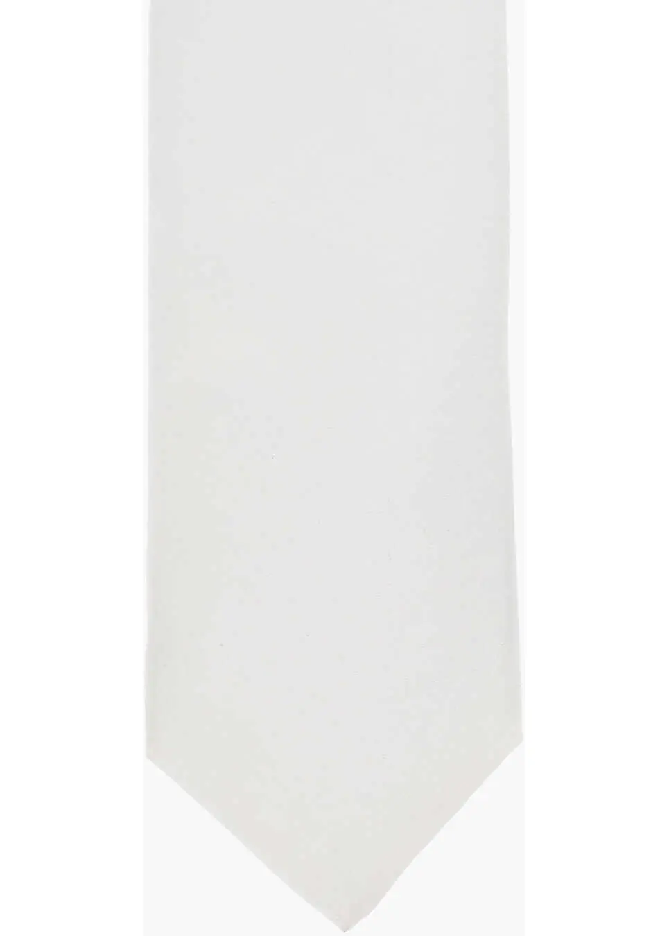 Cravate CORNELIANI Silk Satin Tie White Barbati (BM 19763075) 2