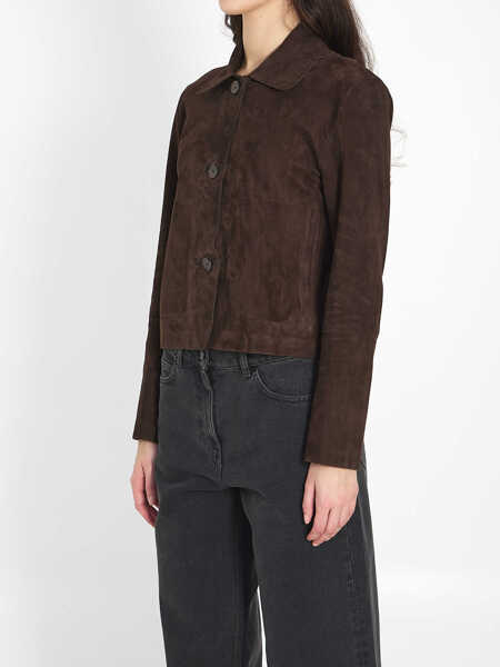 Bomber jacket ARMA Emy Suede Jacket BROWN Femei (BM 19763147) 2