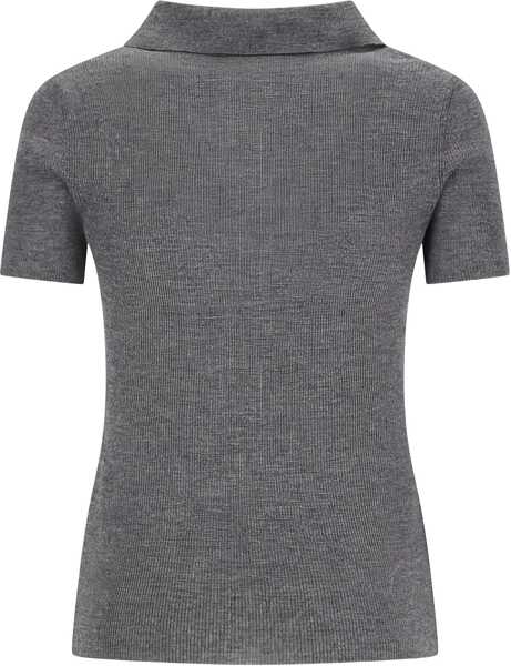 Tricouri Polo Max Mara Albero Polo GREY Femei (BM 19763150) 2