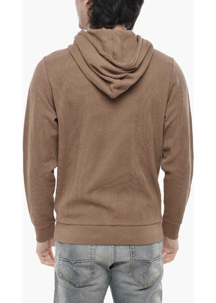 Bluze de trening Diesel Cotton Hoodie S-Electrum Brown Barbati (BM 19763174) 2