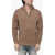 Diesel Cotton Hoodie S-Electrum Brown