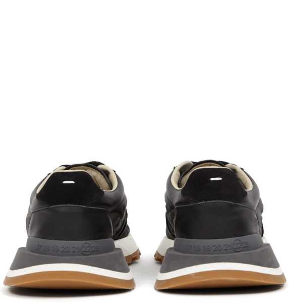 Sneakers Maison Margiela M22 Lace-Up Nylon Sneakers With Raw-Edge Details Black Femei (BM 19763186) 3