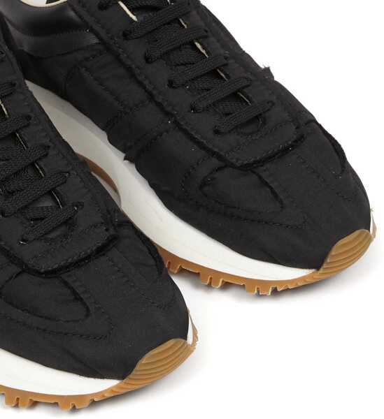 Sneakers Maison Margiela M22 Lace-Up Nylon Sneakers With Raw-Edge Details Black Femei (BM 19763186) 5