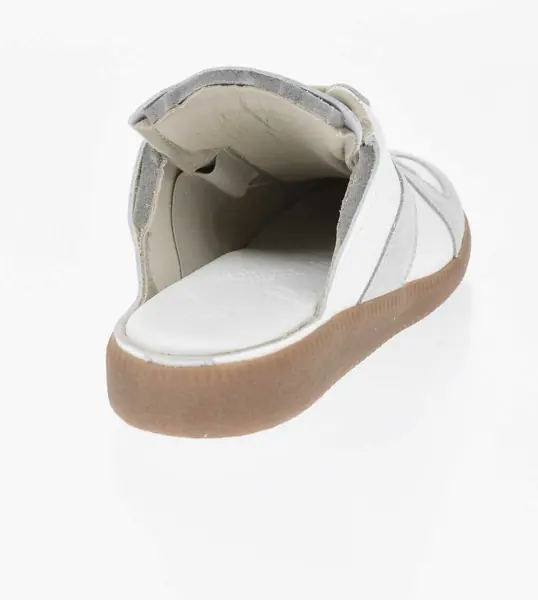 Sneakers Maison Margiela Mm22 Leather Low Mule-Fit Sneakers White Femei (BM 19763192) 2
