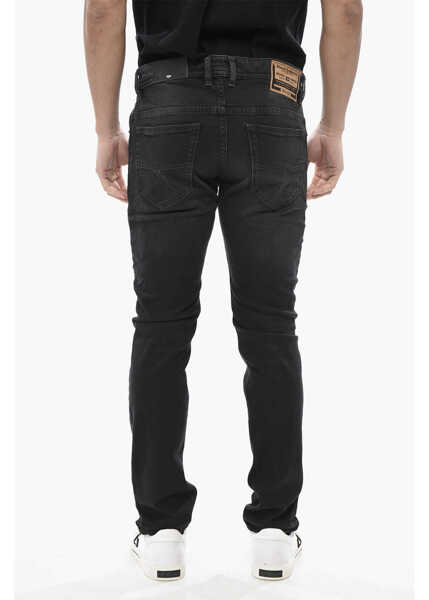 Blugi slim fit Diesel Slim Fit Jeans Thommer-R Low Rise 16Cm L.32 Black Barbati (BM 19763198) 2