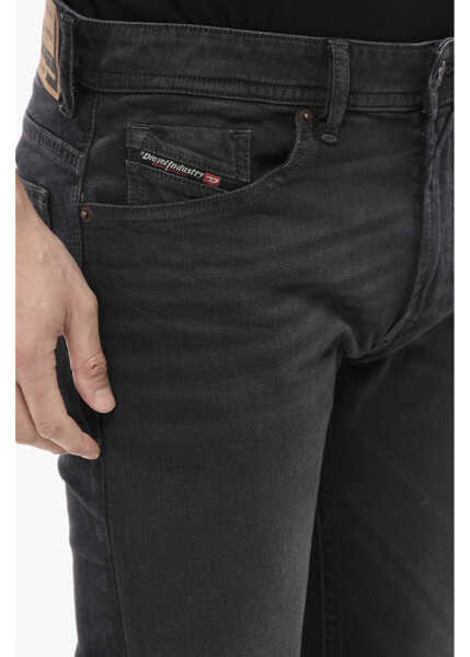 Blugi slim fit Diesel Slim Fit Jeans Thommer-R Low Rise 16Cm L.32 Black Barbati (BM 19763198) 3