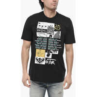 Tricouri Crewneck Cotton T-Shirt T-Just-Rock Printed Barbati