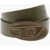 Diesel Leather Belt Scratch With Mnogram Buckle 40Mm Brown
