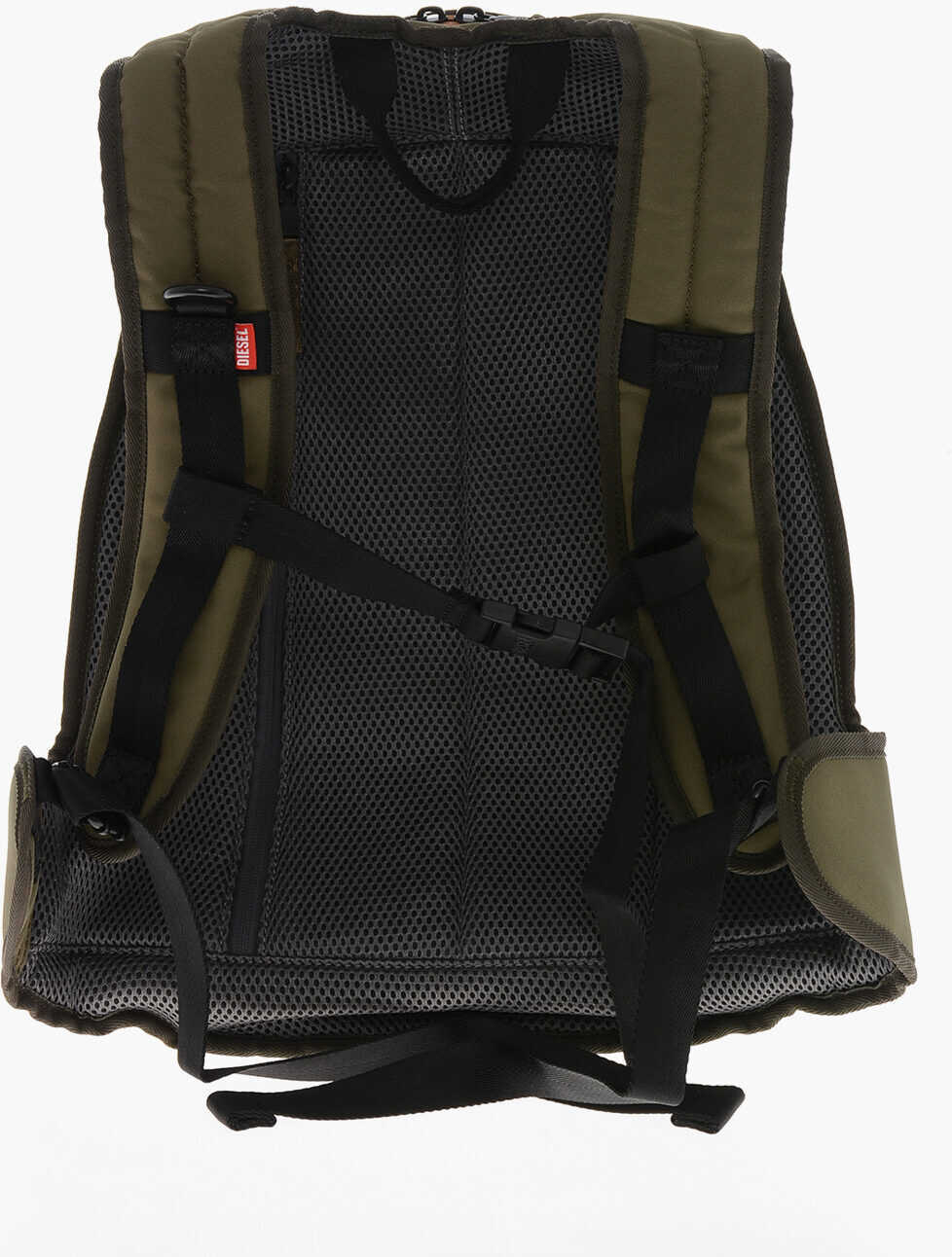 Rucsacuri Diesel Hard-Shell Backpack With Maxi Monogram Green Barbati (BM 19763216) 2