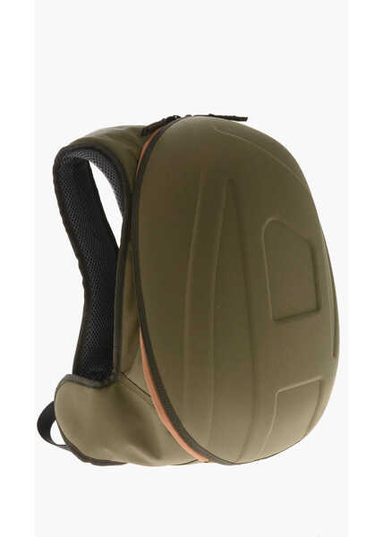 Rucsacuri Diesel Hard-Shell Backpack With Maxi Monogram Green Barbati (BM 19763216) 3