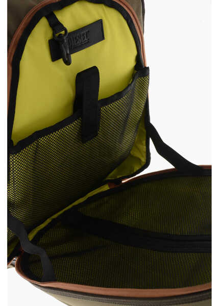 Rucsacuri Diesel Hard-Shell Backpack With Maxi Monogram Green Barbati (BM 19763216) 4