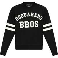 Tricouri DSQUARED2 Printed Cotton Crewneck T-Shirt D2 Bros