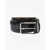 CORNELIANI Leather Belt With 30Mm Metal Buckle Black