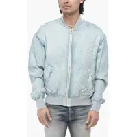 Bomber jacket Solid Color Bomber Jacket J-Mar With Denim Effect Barbati
