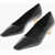 Salvatore Ferragamo Leather Pumps Alessya With 4Cm Cage Heel Black