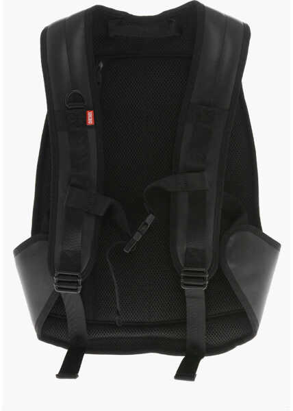 Rucsacuri Diesel Solid-Color Backpack With Maxi Logo Black Barbati (BM 19763267) 2