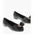 Salvatore Ferragamo Leather Ballet Flats Varina With Front Bow Black