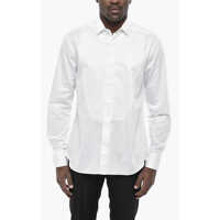 Butoni Cotton Poplin Shirt With Cufflinks Barbati