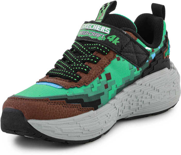 Sneakers SKECHERS MEGA-CRAFT 4K Brown/Multi Green Baieti (BM 19763375) 3