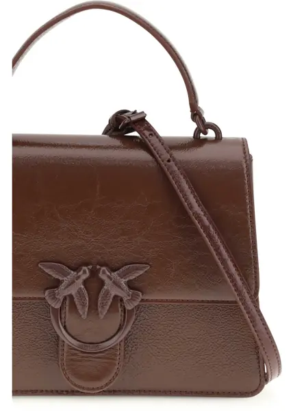 Genti de mana Pinko Love One Handbag BURGUNDY WINE- BLOCK COLOR Femei (BM 19763417) 4