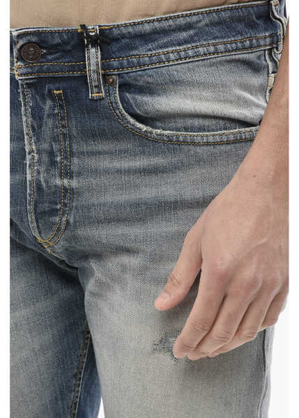 Blugi drepti Diesel Regular Fit Low-Rise Jeans Buster-X 17Cm L32 Blue Barbati (BM 19763429) 3