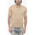 DSQUARED2 Knit Polo With Applied Logo Beige