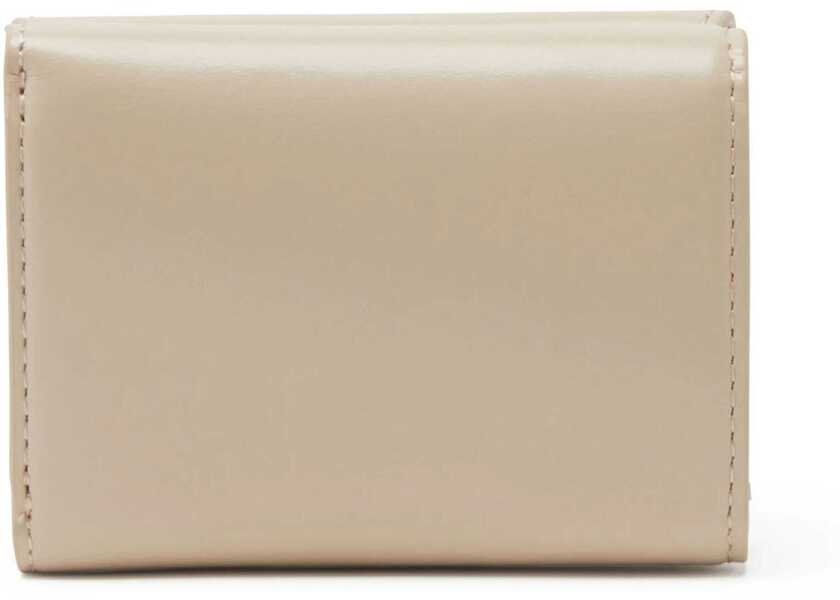 Portofele Diesel Mini Vegan Leather Wallet With Maxi Monogram Beige Femei (BM 19763441) 2