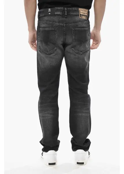 Blugi drepti Diesel Tapered Leg Low-Rise Jeans Buster-X 18Cm L32 Black Barbati (BM 19763447) 2