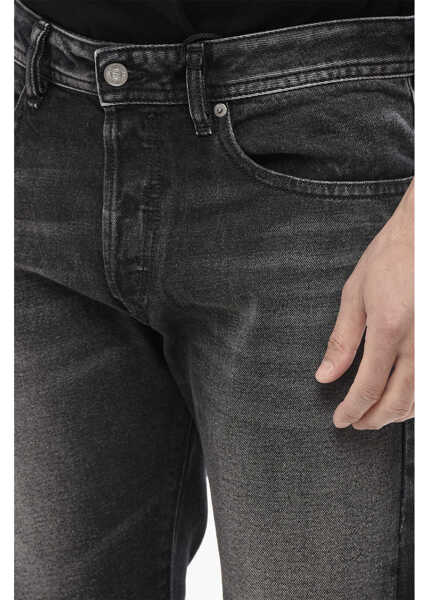 Blugi drepti Diesel Tapered Leg Low-Rise Jeans Buster-X 18Cm L32 Black Barbati (BM 19763447) 3