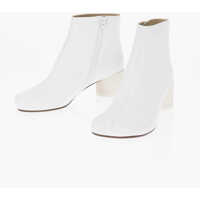 Botine Mm6 Leather Ankle Boots With 5Cm Internal Zip Femei