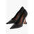 AMINA MUADDI Leather Pumps Ami With 10Cm Spool Heel Black