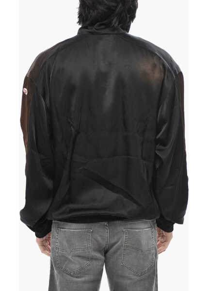 Bomber jacket Diesel Bomber Jacket J-Smash With Acid Wash Effect Black Barbati (BM 19763477) 2