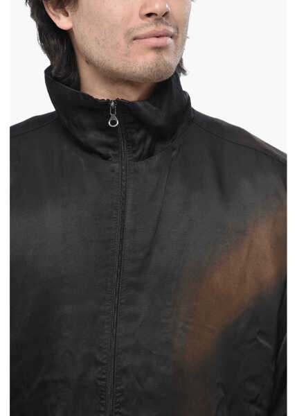 Bomber jacket Diesel Bomber Jacket J-Smash With Acid Wash Effect Black Barbati (BM 19763477) 3