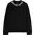 Palm Angels Brushed Cotton Sweatshirt Neck Logo With Print Black