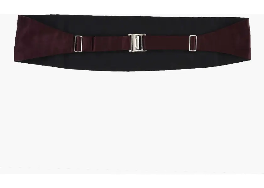 Curele CORNELIANI Pleated Satin Cummerbund Burgundy Barbati (BM 19763525) 2