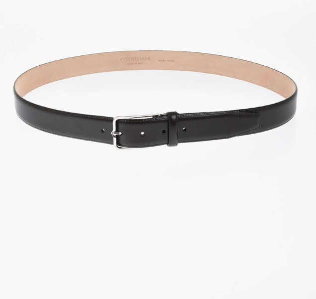 Curele CORNELIANI Leather Belt With 30Mm Metal Buckle Brown Barbati (BM 19763528) 2