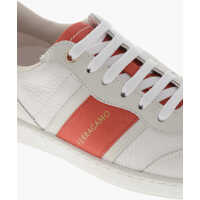 Pantofi sport Dama pagina 21 - Sneakers Salvatore Ferragamo Hammered Leather Sneakers Achille With Contrasting Strap White Femei (BM 19763537) - B-mall.ro