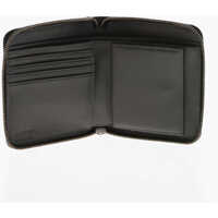 Portofele Diesel pentru Barbati - Portofele Diesel Leather Wallet With All-Over Embossed Logo Black Barbati (BM 19763543) - B-mall.ro