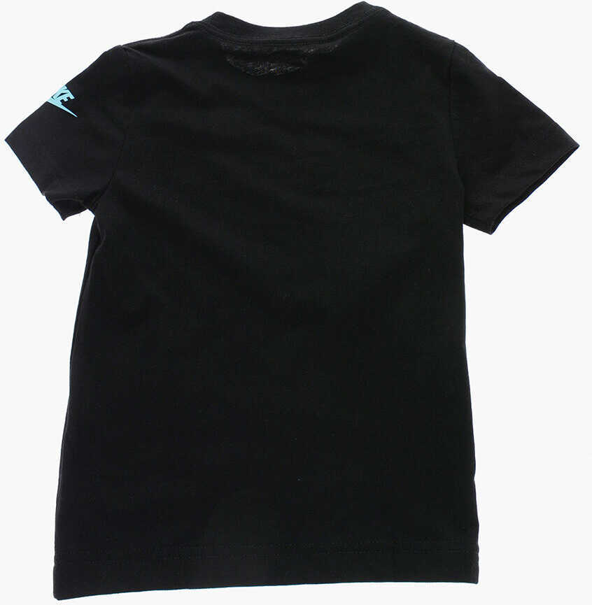 Tricouri Nike Cotton Crewneck T-Shirt Static Futura With Printed Logo Black Baieti (BM 19763621) 3